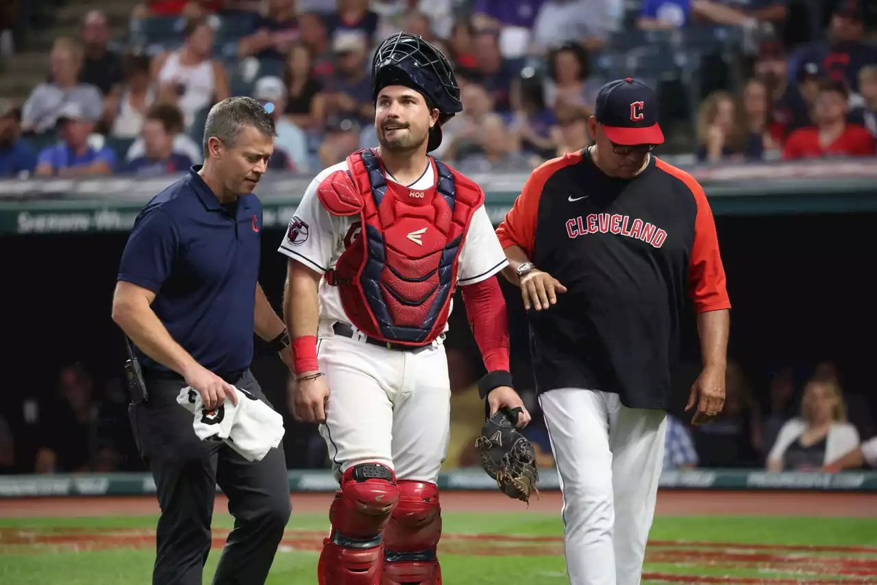 Guardians catcher Austin Hedges fined for criticism of umpires, replay officials