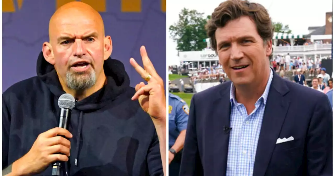 WATCH: Tucker Carlson mocks Fetterman as 'stroke victim who was already crazy'