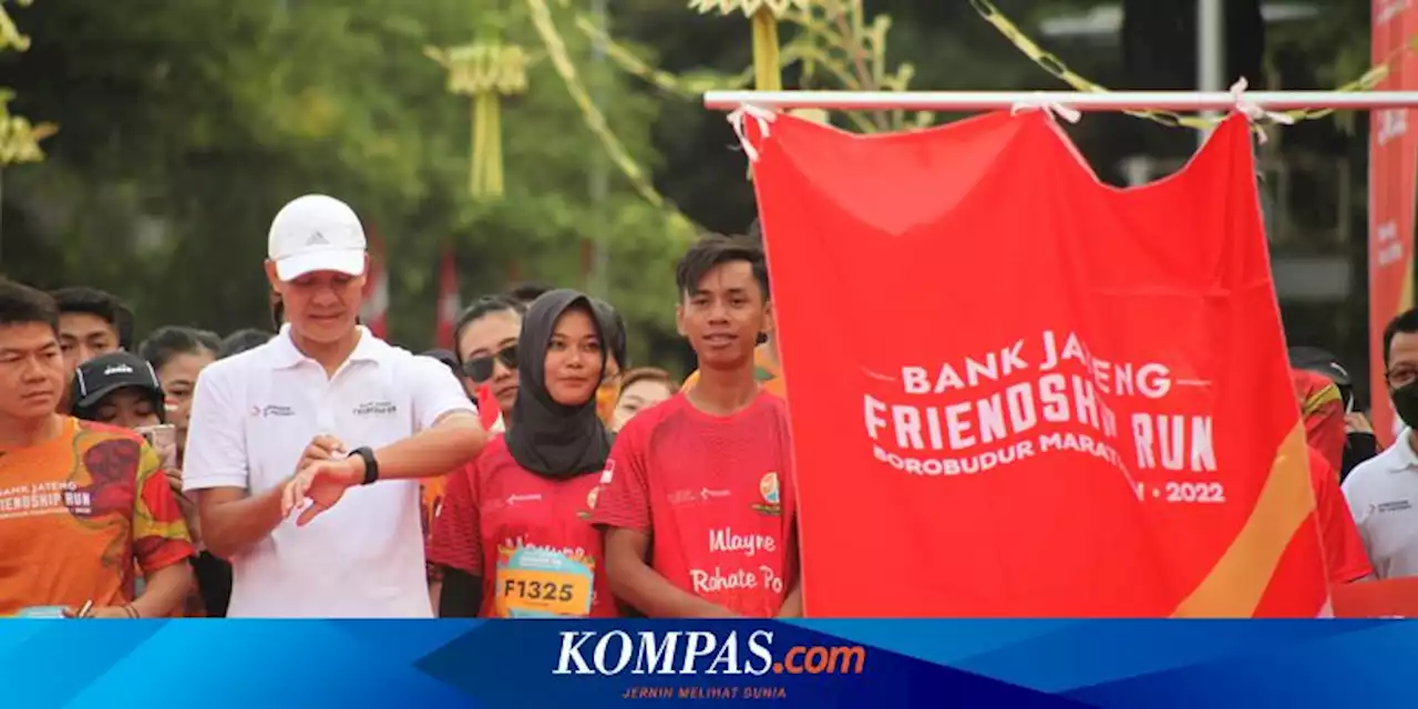 Borobudur Marathon 2022, Ganjar Pranowo: Istriku Lagi, Istriku Lagi...