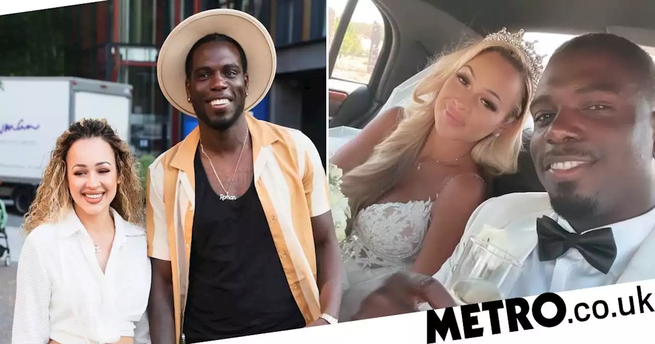 Love Island's Marcel Somerville marries fiancée Rebecca Vieira in Portugal