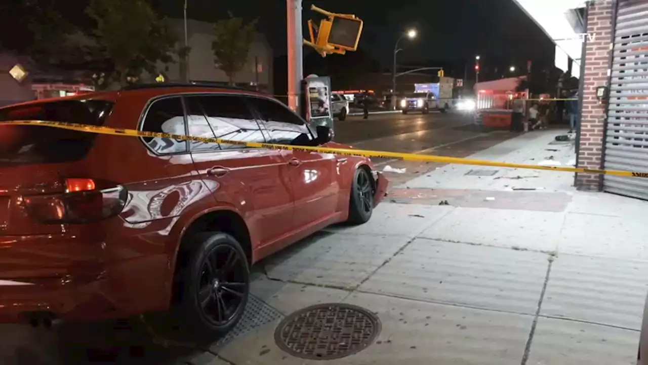 3 Pedestrians Critically Hurt in Out-of-Control Queens Crash Overnight: Cops