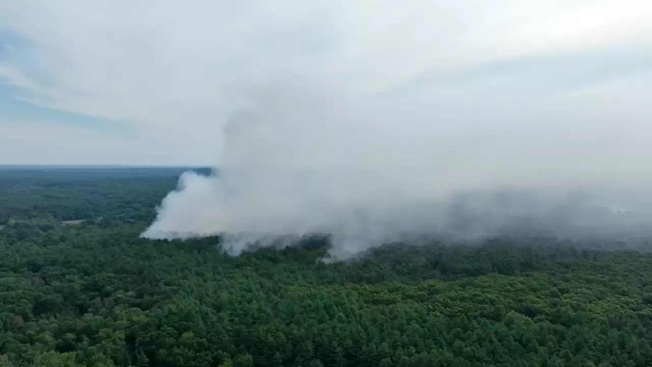 Multiple Brush Fires Continue to Rage Across Parts of Mass.