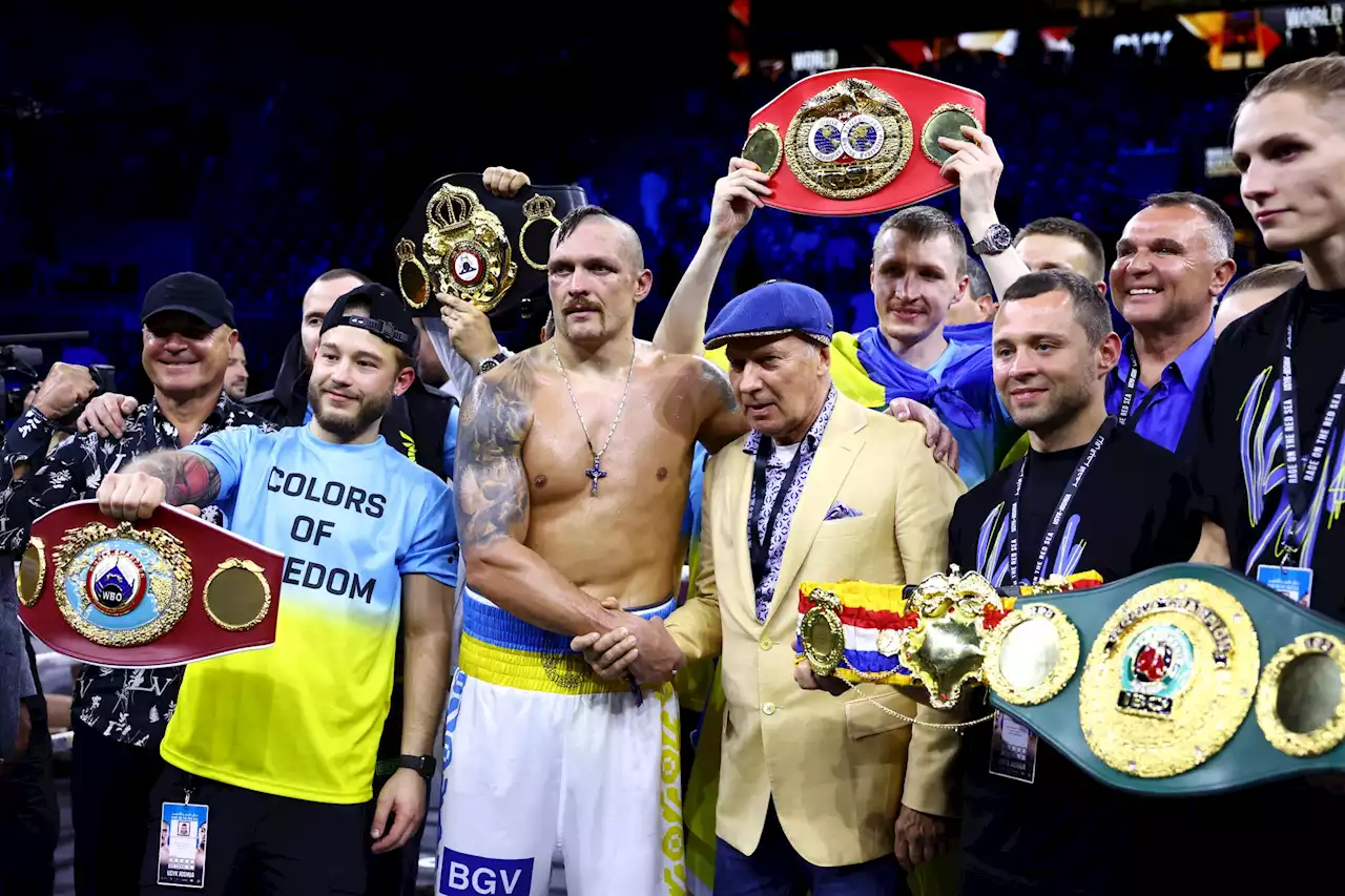 Ukraine’s Usyk retains world heavyweight belts after beating Joshua