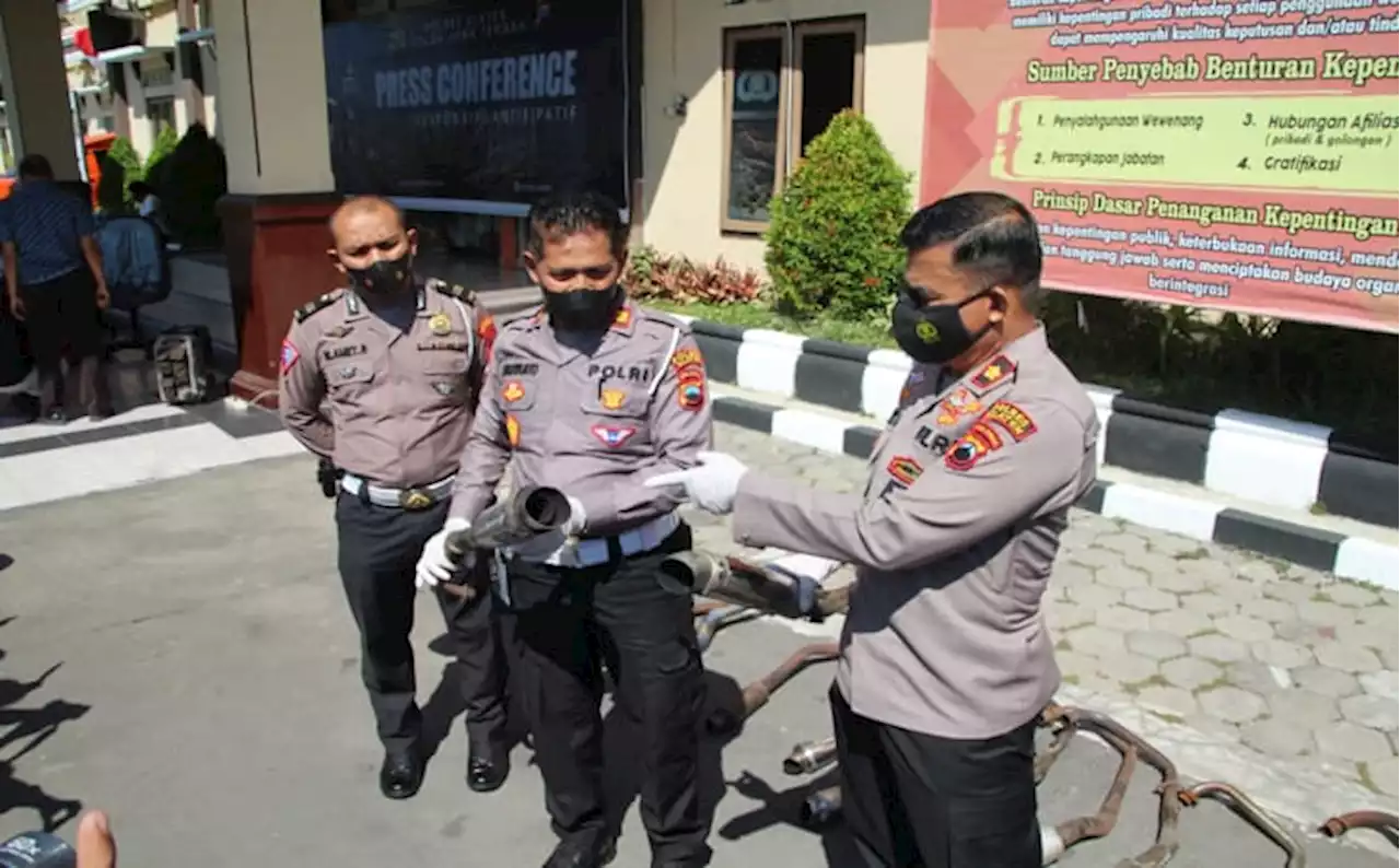 Polres Klaten Tilang 15 Pengendara Motor dan Tangkap 3 Pemuda Mabuk Berat