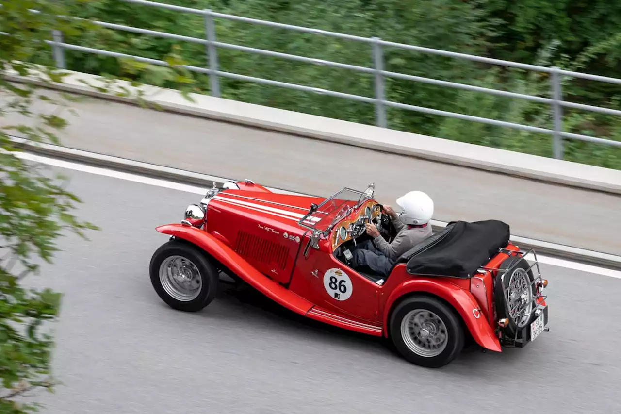 nostalgischer Fahrspass am Bergsprint Walzenhausen