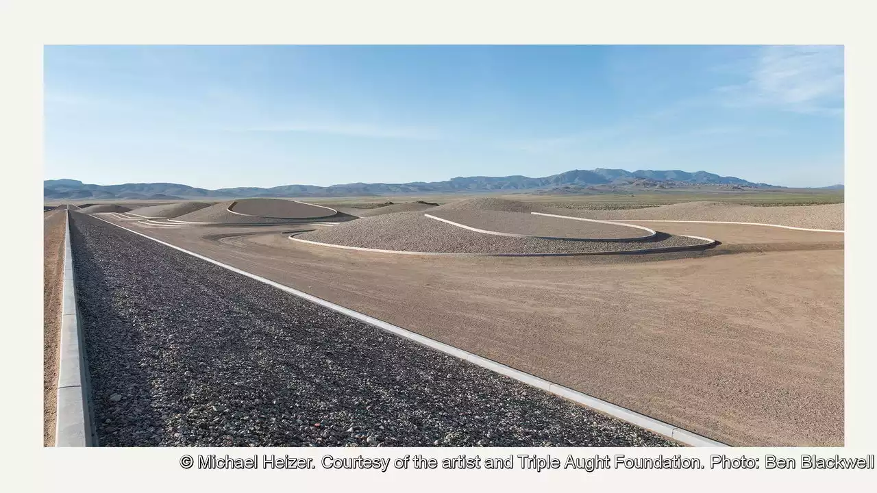 A vast sculpture in the Nevada desert is finished at last