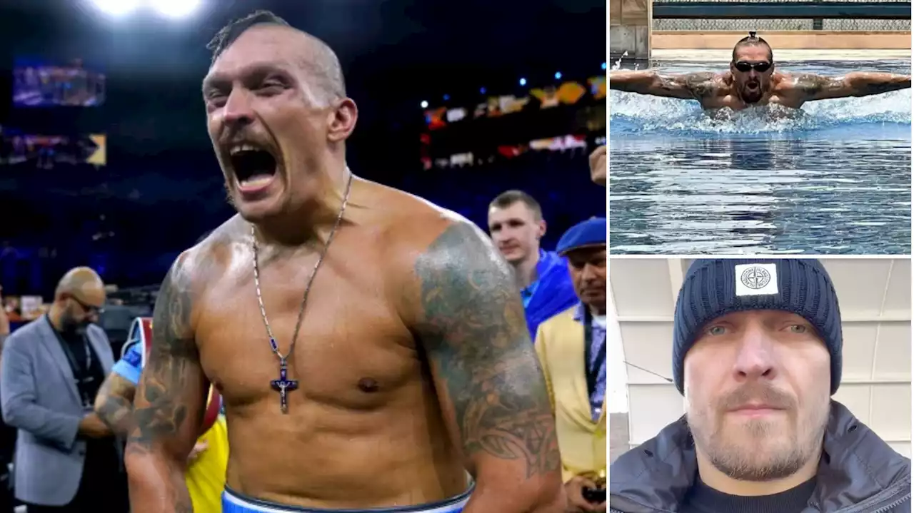 Inside Usyk's heavyweight title defence, from underwater swimming to fighting in Ukraine