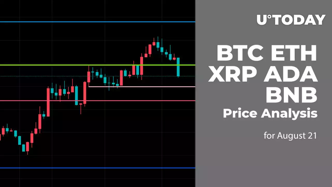 BTC, ETH, XRP, ADA and BNB Price Analysis for August 21