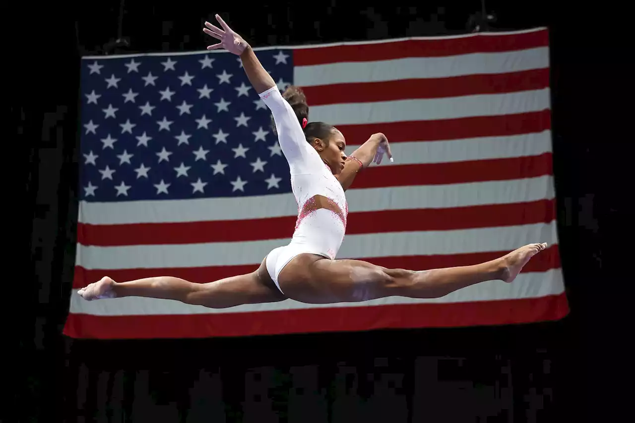 Minus Simone Biles’s dominance, race for U.S. gymnastics title is wide open