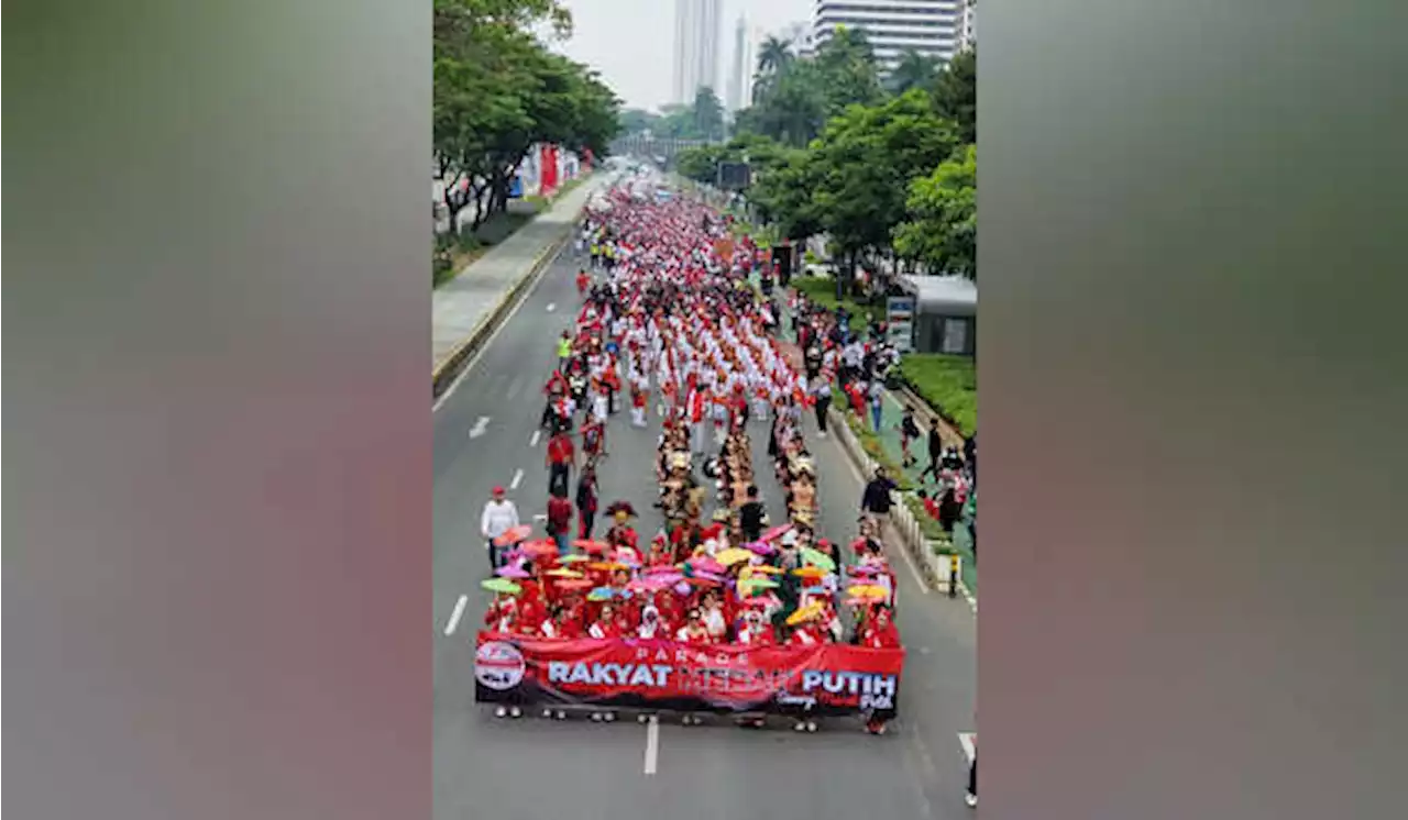 HUT RI, Merah Putih Berkibar di Sepanjang Thamrin-GBK