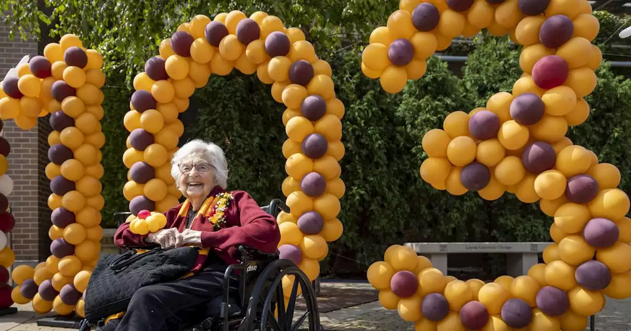 Photos: Sister Jean celebrates her 103rd birthday