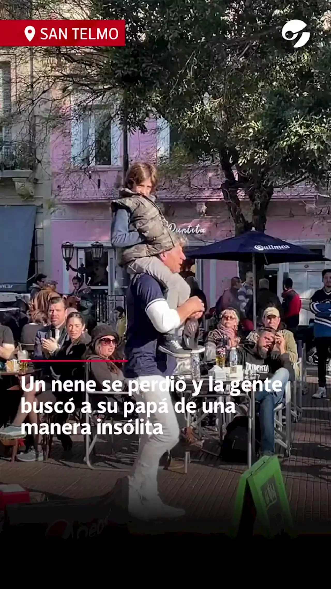 Un nene se perdió en San Telmo y la gente tuvo una reacción conmovedora