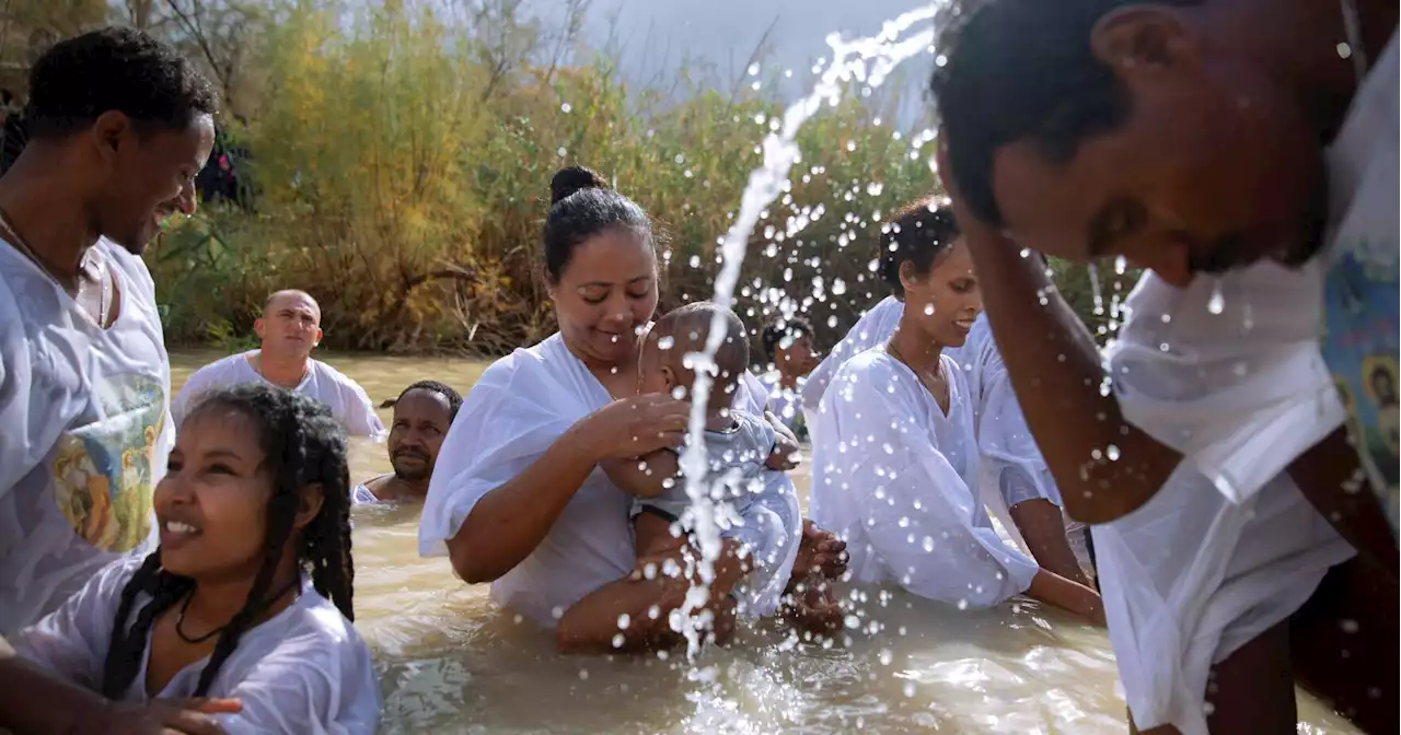 Jordan River, Jesus' baptism site, is today barely a trickle