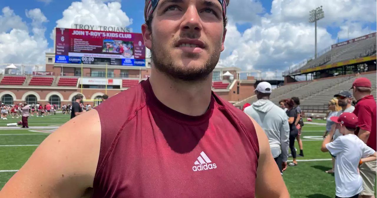 Troy Trojans Kyle Coale now more than just a kicker - he's a proud athlete