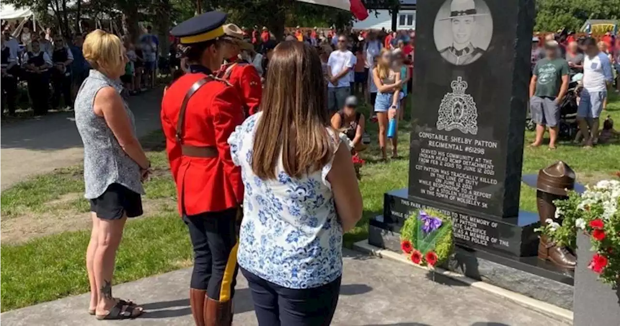 Constable Shelby Patton Memorial Park unveiled in Indian Head | Globalnews.ca