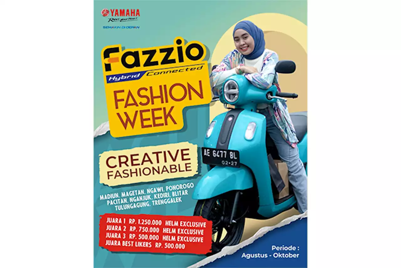 Tampil Semakin Berkelas di Ajang Yamaha Fazzio Fashion Week