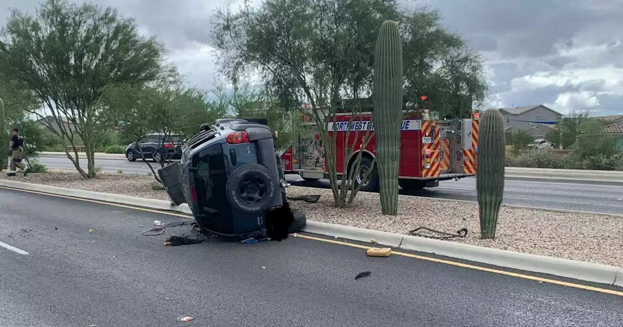 NWFD and MPD responded to vehicle rollover