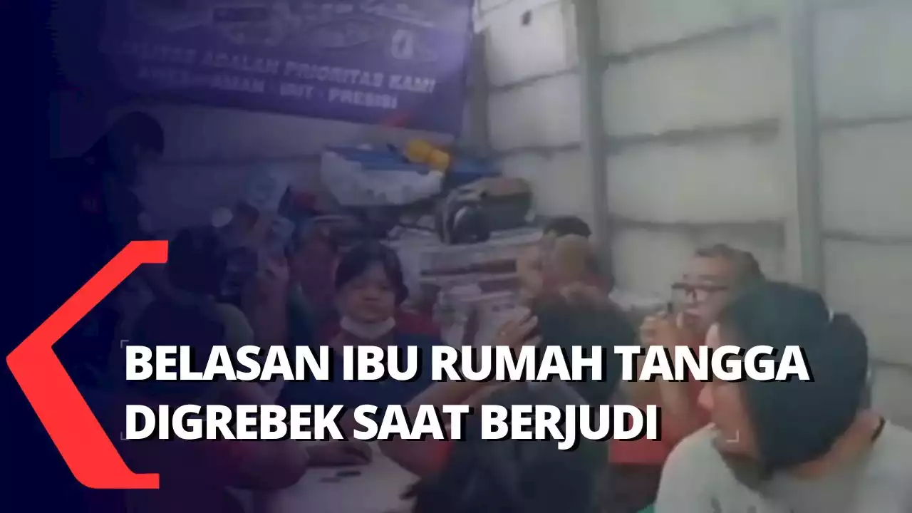 Sebanyak 16 Ibu Rumah Tangga Ditangkap saat Penggerebekan di Tempat Perjudian