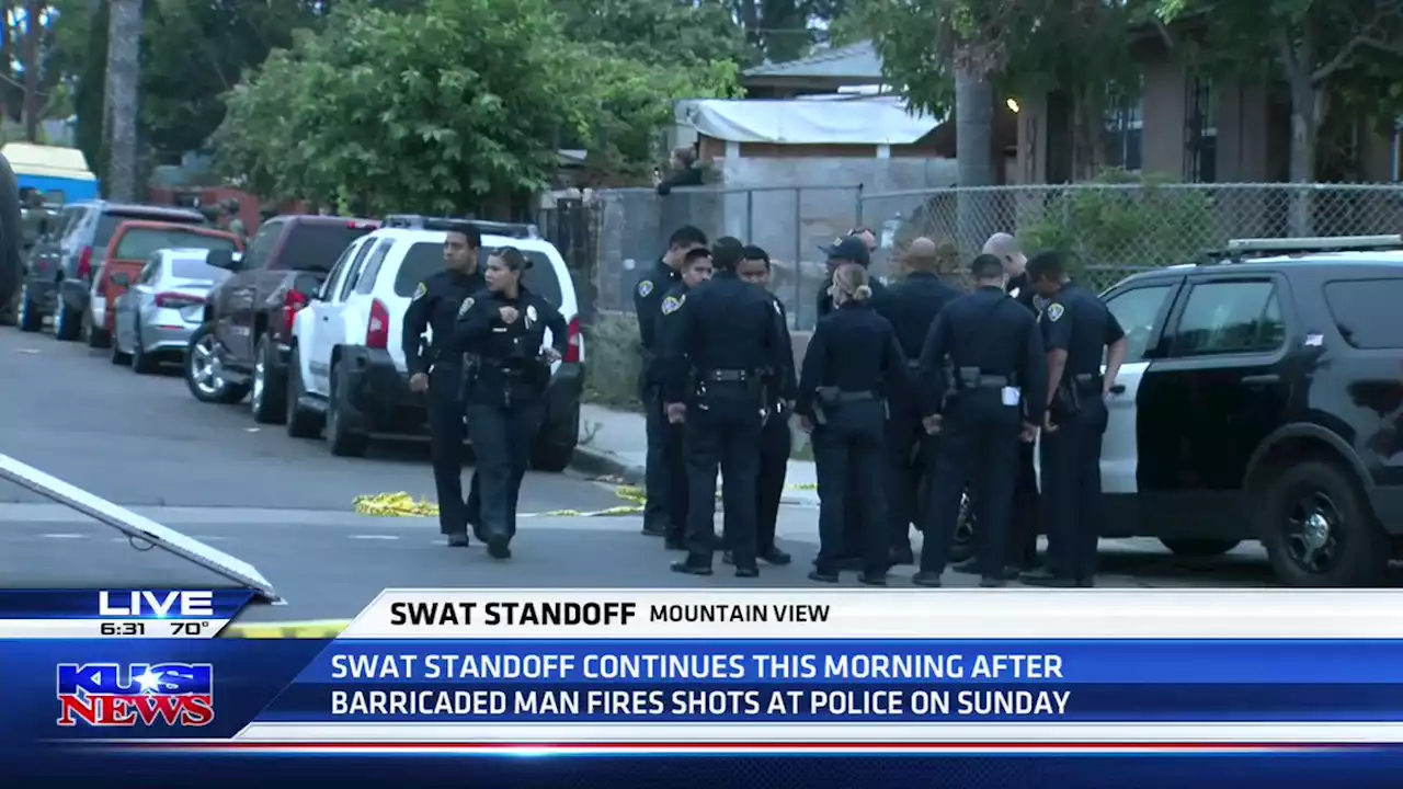 Barricaded gunman in Mountain View shoots at police, held up for nearly 24 hours -