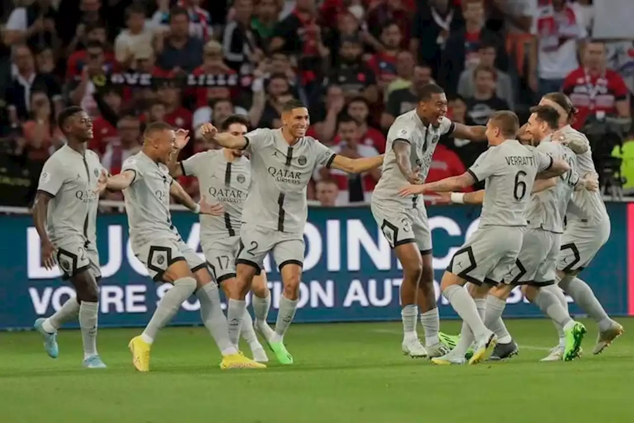 Neymar brilla, Kylian Mbappé se luce y Lionel Messi disfruta en un PSG intratable que venció 7 a 1 a Lille, por la Liga de Francia