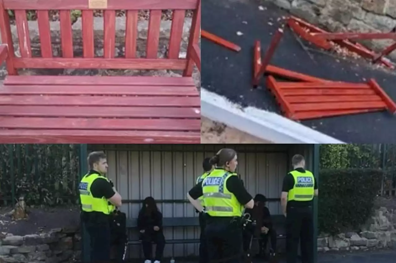 Leeds bowlers set trap to catch 'disrespectful' teenagers after destruction of memorial bench