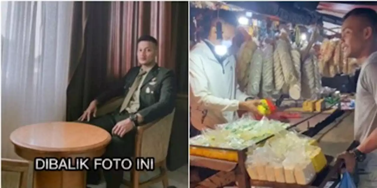 Viral Anggota TNI Ganteng Jual Tahu di Pasar, Hilangin Gengsi! | merdeka.com