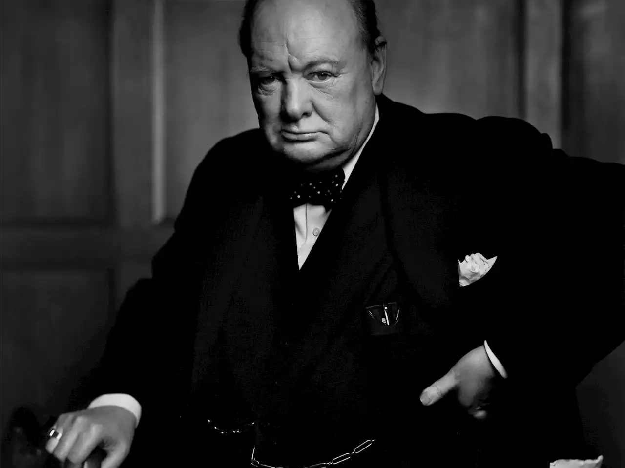 Famed 'scowling' portrait of Winston Churchill by Yousuf Karsh is missing from Ottawa