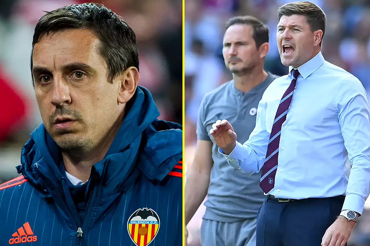 Gerrard and Lampard now have worse win rates than Neville did at Valencia