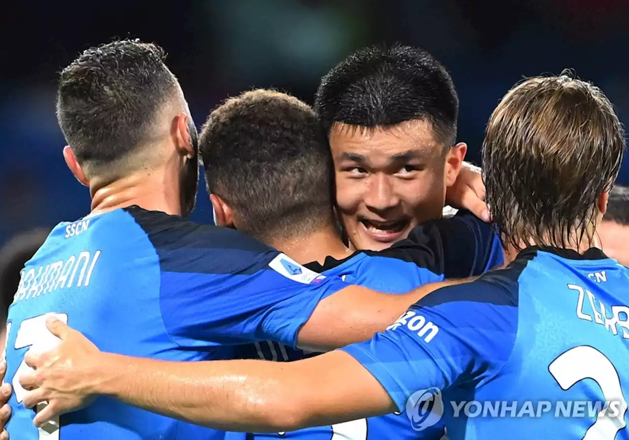 김민재, 2경기만에 나폴리 데뷔골 폭발…몬차전 4-0 대승 쐐기포 | 연합뉴스