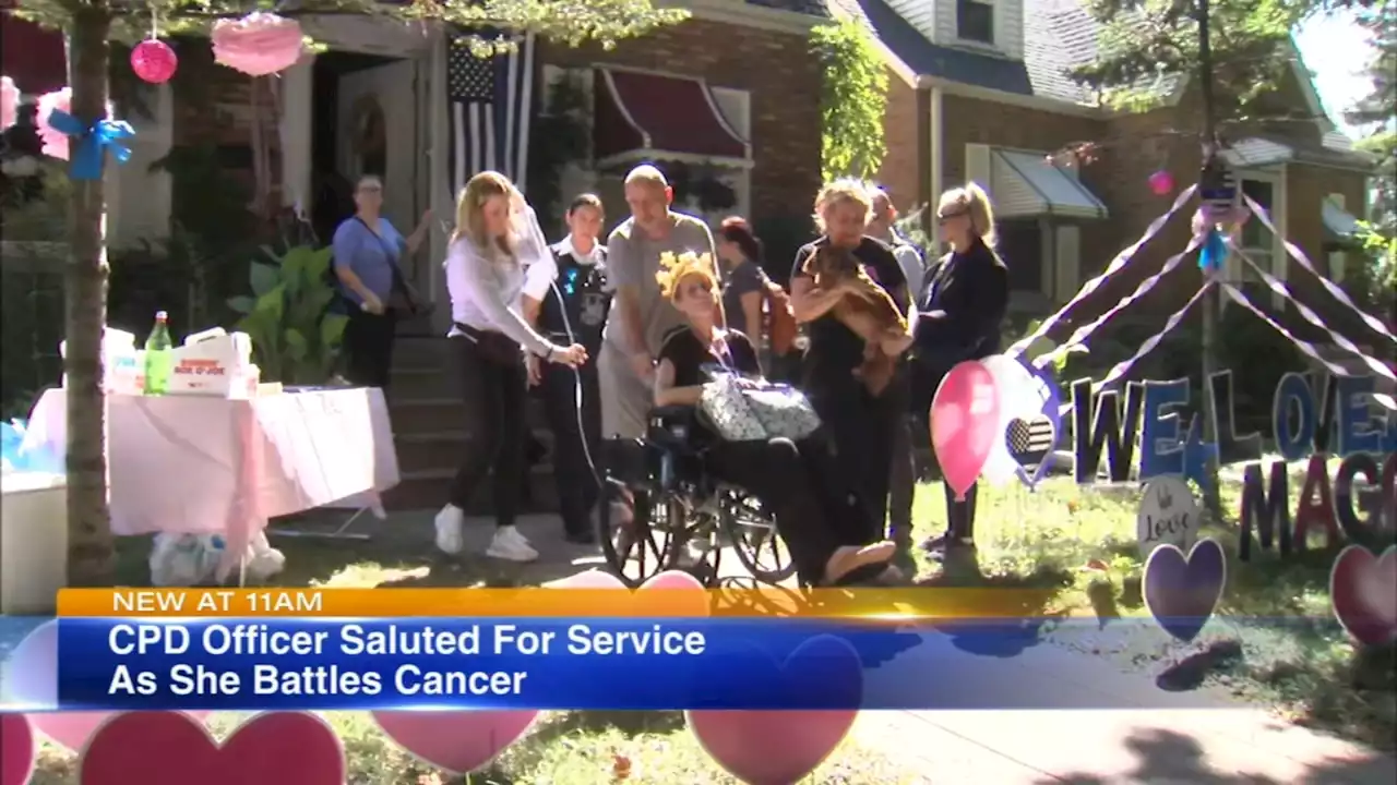 Chicago FOP salutes police officer battling terminal cancer