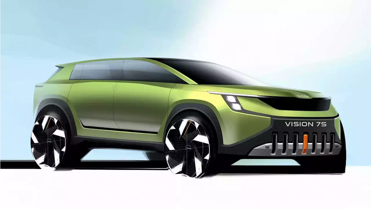 Skoda Vision 7S concept car teased ahead of 30 August debut