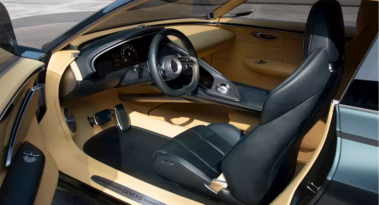 Genesis X Speedium Coupe Concept Shows Its Minimalist Interior | Carscoops