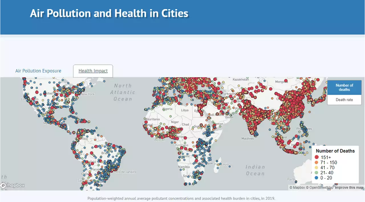 New Report Details 2 Major Air Pollutants & Related Health Impacts In More Than 7,000 Cities