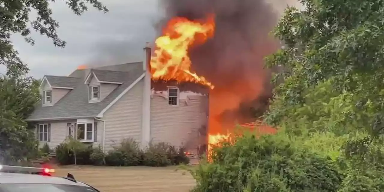 Off-duty volunteer firefighter rescues sleeping neighbor from house fire