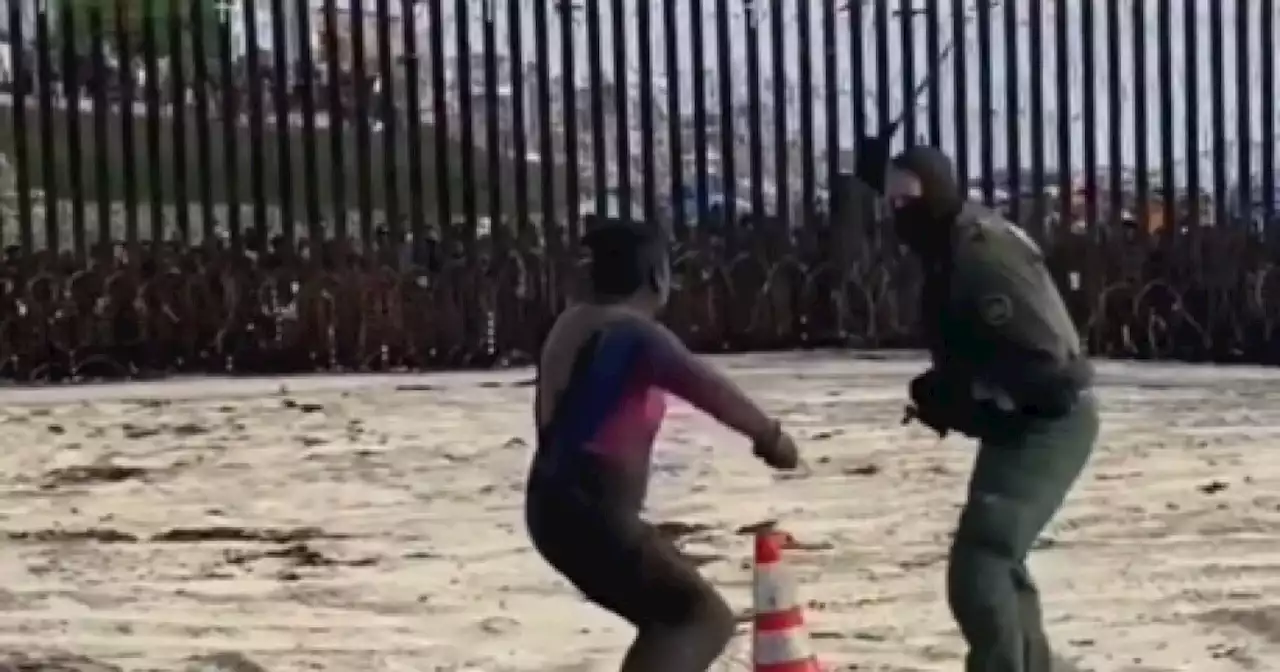 WATCH: Border Patrol agents spar with suspected smugglers on California beach