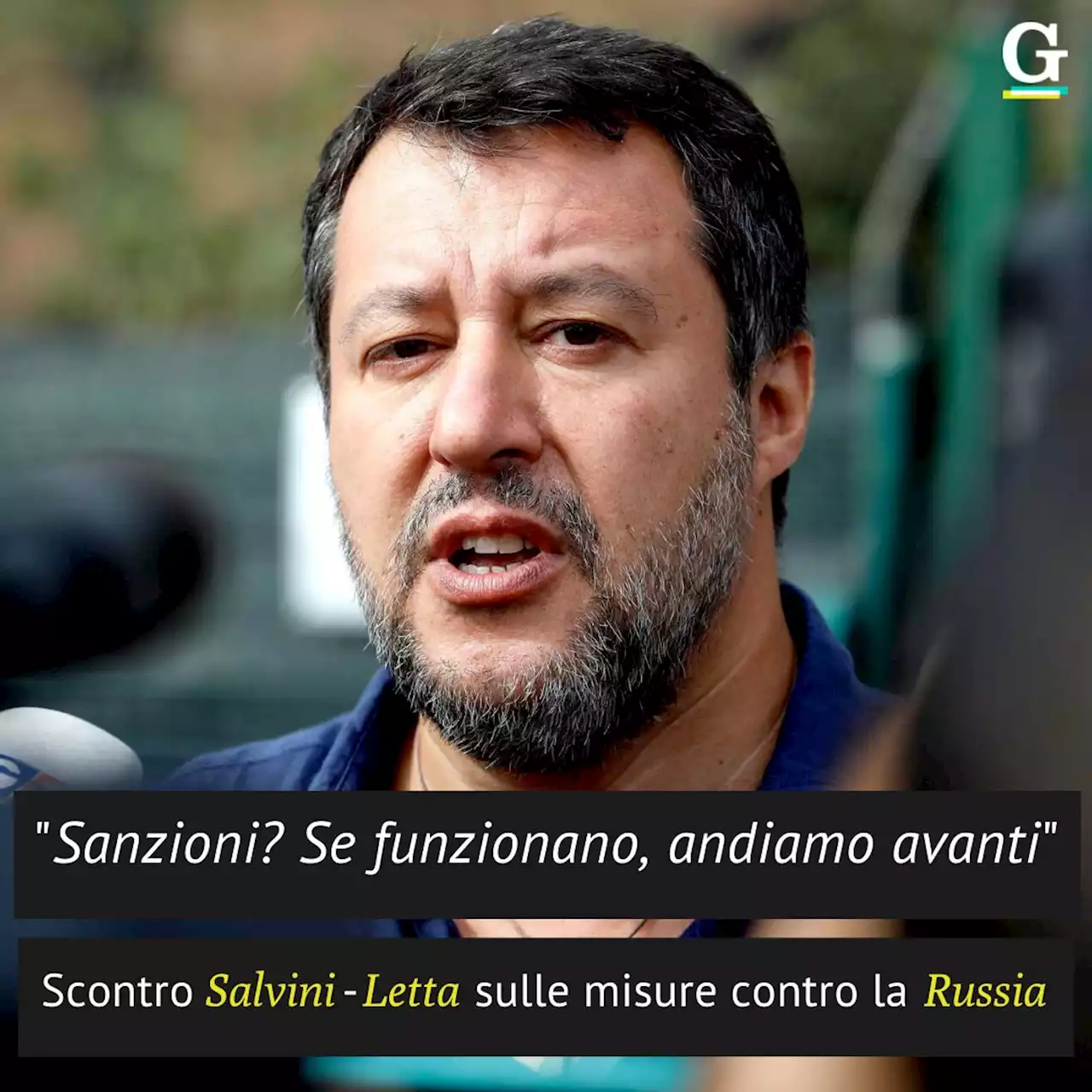 Sanzioni alla Russia, è scontro tra Salvini e Letta