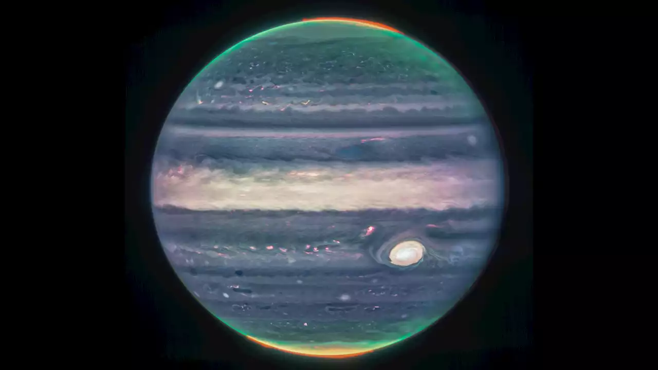 James Webb Space Telescope captures auroras and hazes on Jupiter