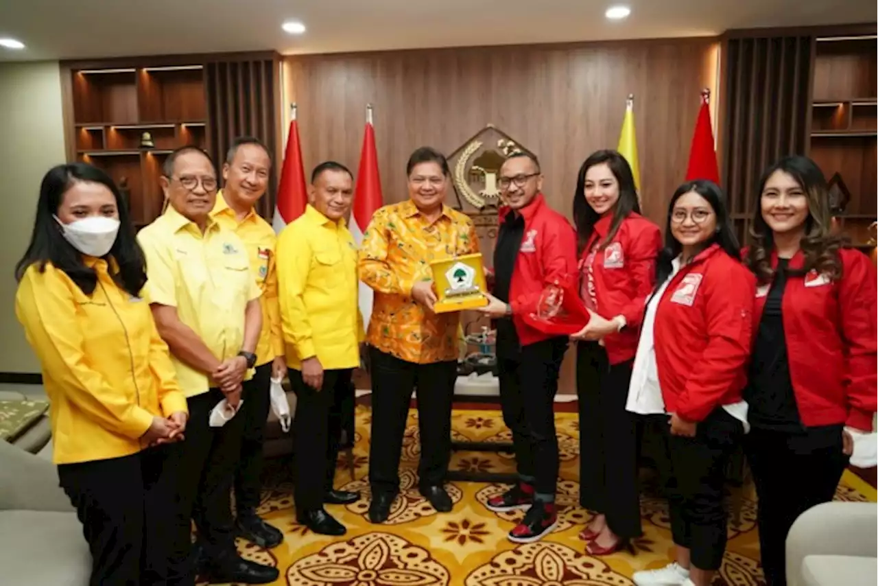 Airlangga Hartarto Isyaratkan jika Golkar-PSI Sedang PDKT