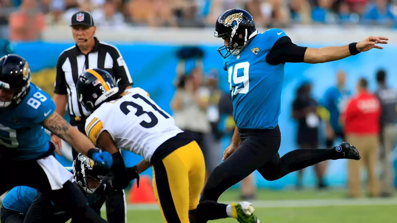 Jaguars back to square one with kicking woes in waiving Ryan Santoso; Jake Luton re-signed