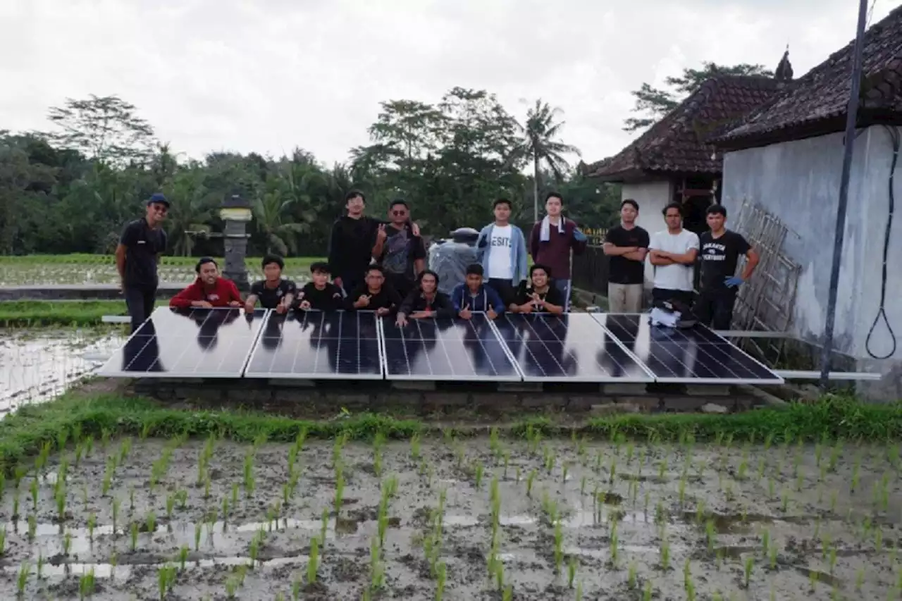 Petani Keliki Ubud Semringah, Pompa Air Tenaga Surya Mulai Beroperasi