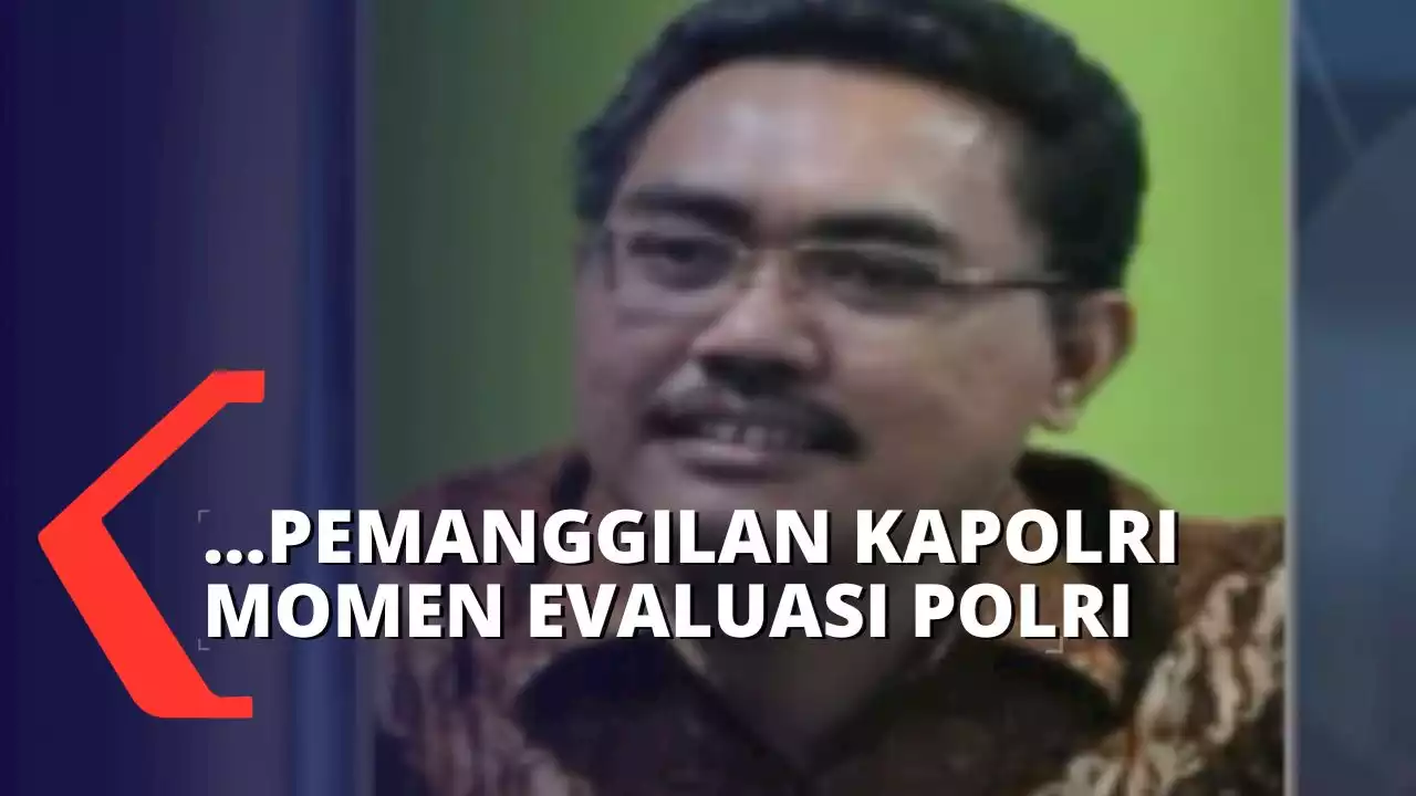 DPR Panggil Kapolri Dalami 'Jaringan' Sambo, Jazilul: Pemanggilan Kapolri Momen Evaluasi Polri