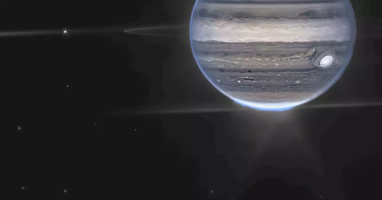 Jupiter's auroras shine in new images from James Webb Space Telescope