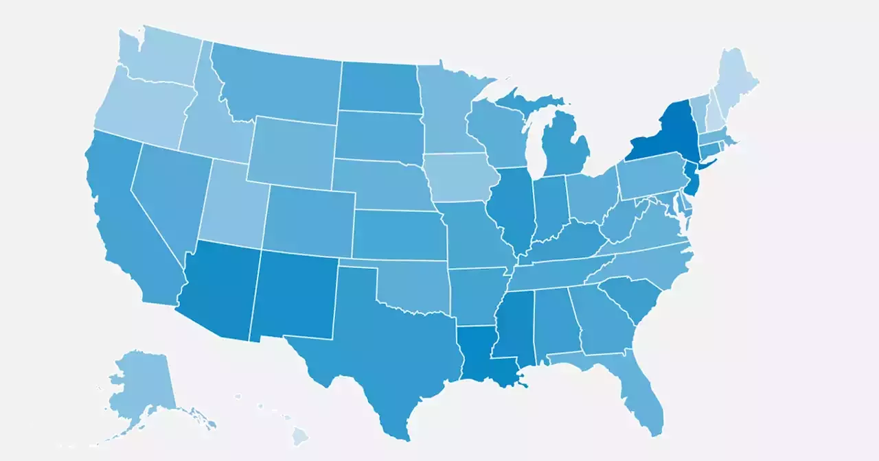 Map: See how much life expectancy declined in each state in 2020