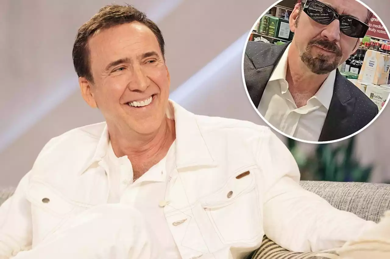 Nicolas Cage shocks fans with new fiery red hair