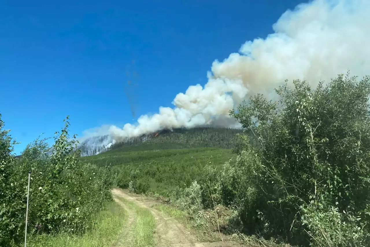 Forest fire smoke blows into Prince George