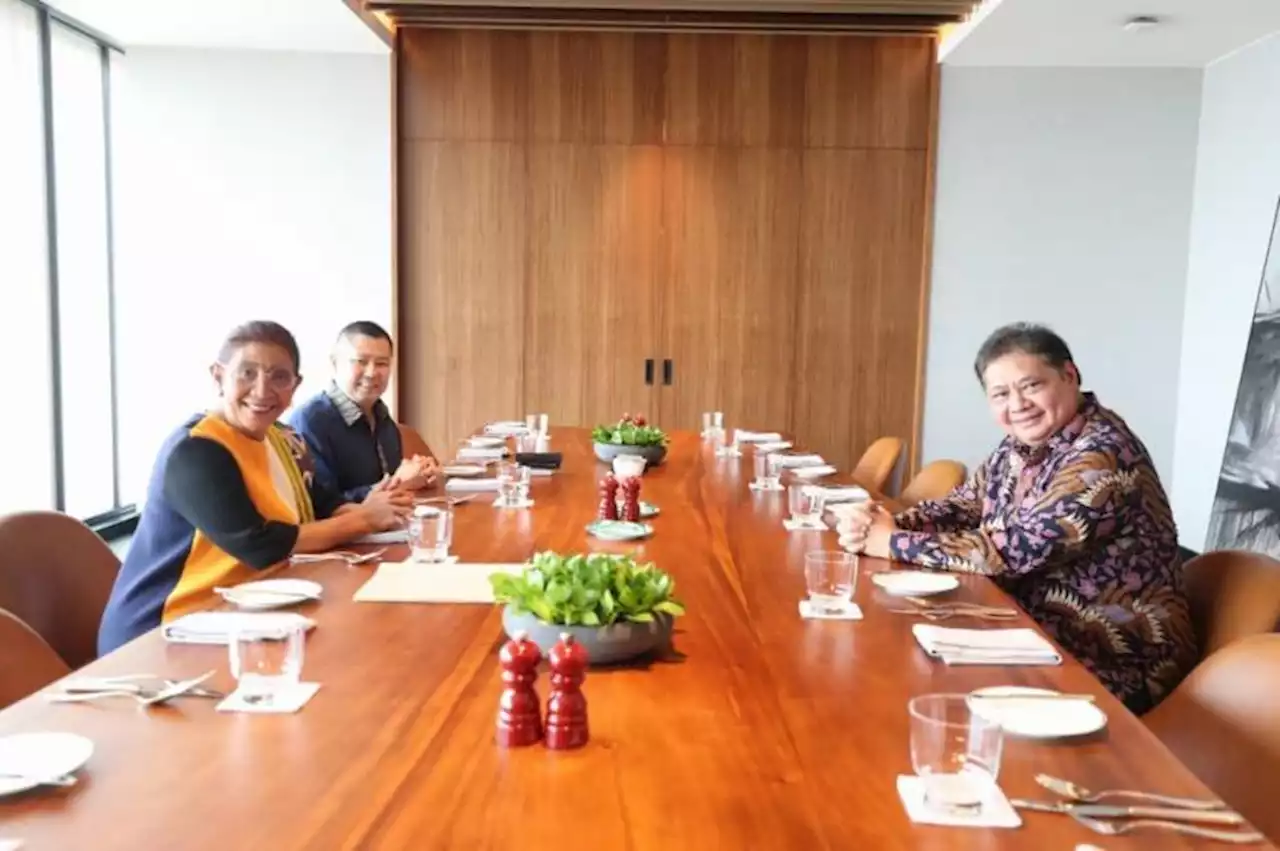 Hary Tanoe, Airlangga, dan Susi Pudjiastuti Bertemu Bahas Pemilu 2024 |Republika Online