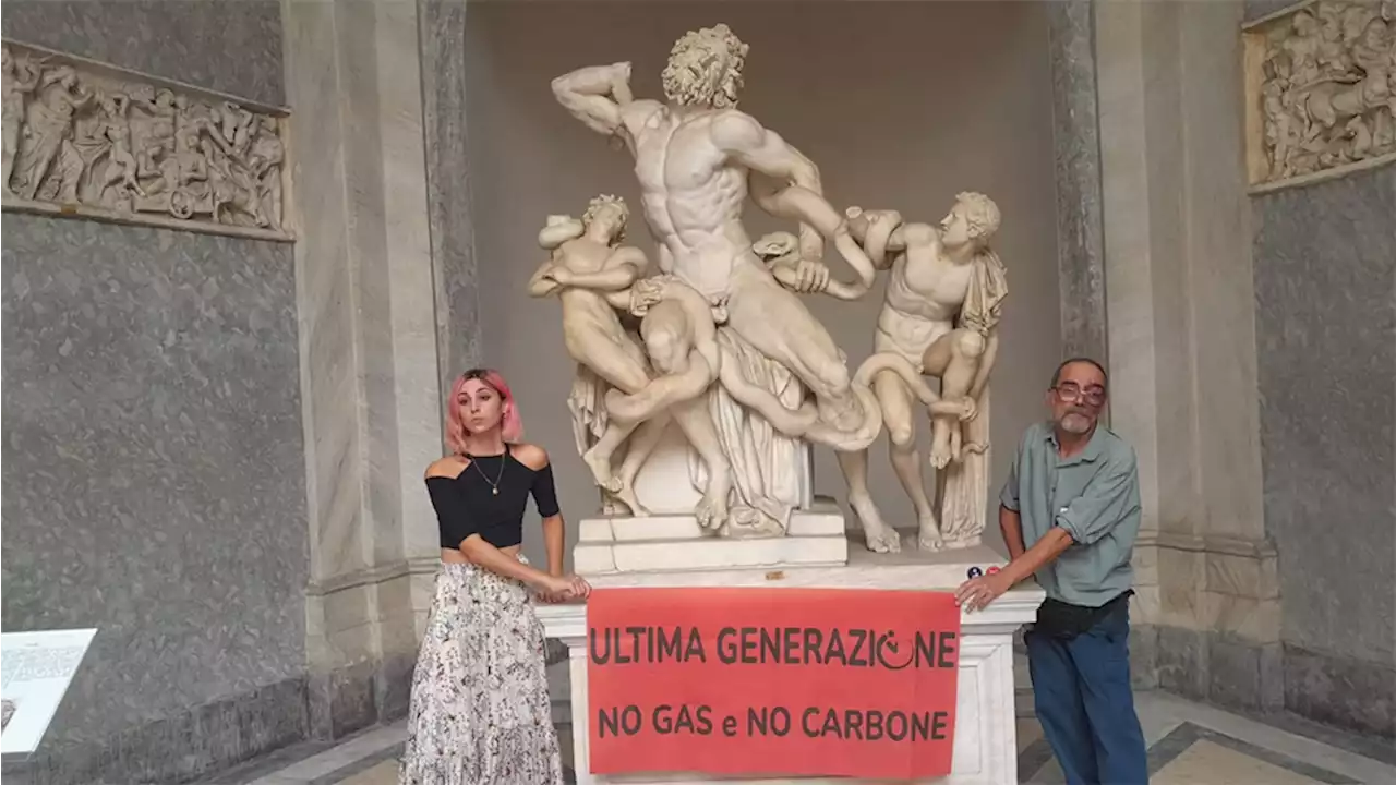 Two Climate Activists Glued Themselves to One of the Vatican’s Most Valuable Sculptures