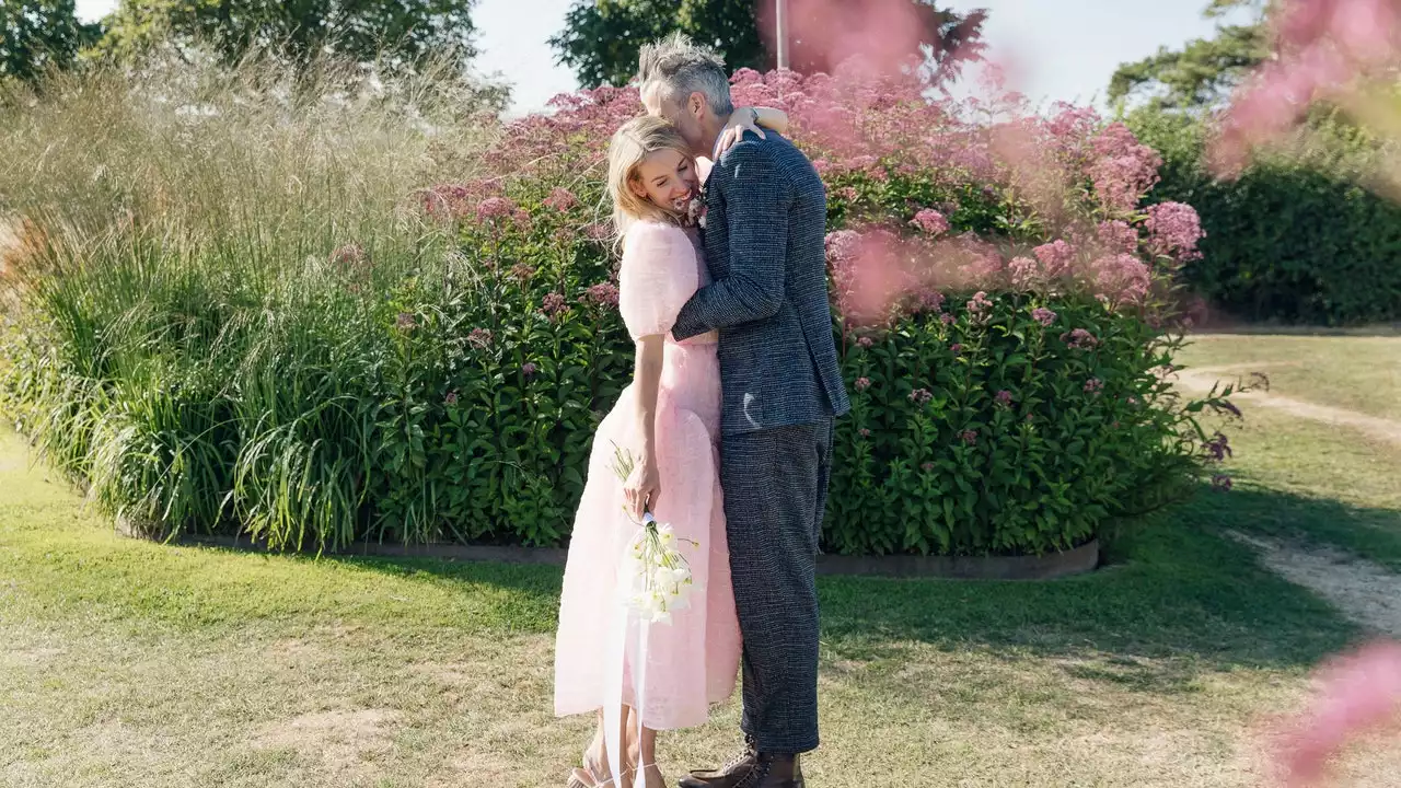 Pink Wedding Dresses Are Having a Major Moment