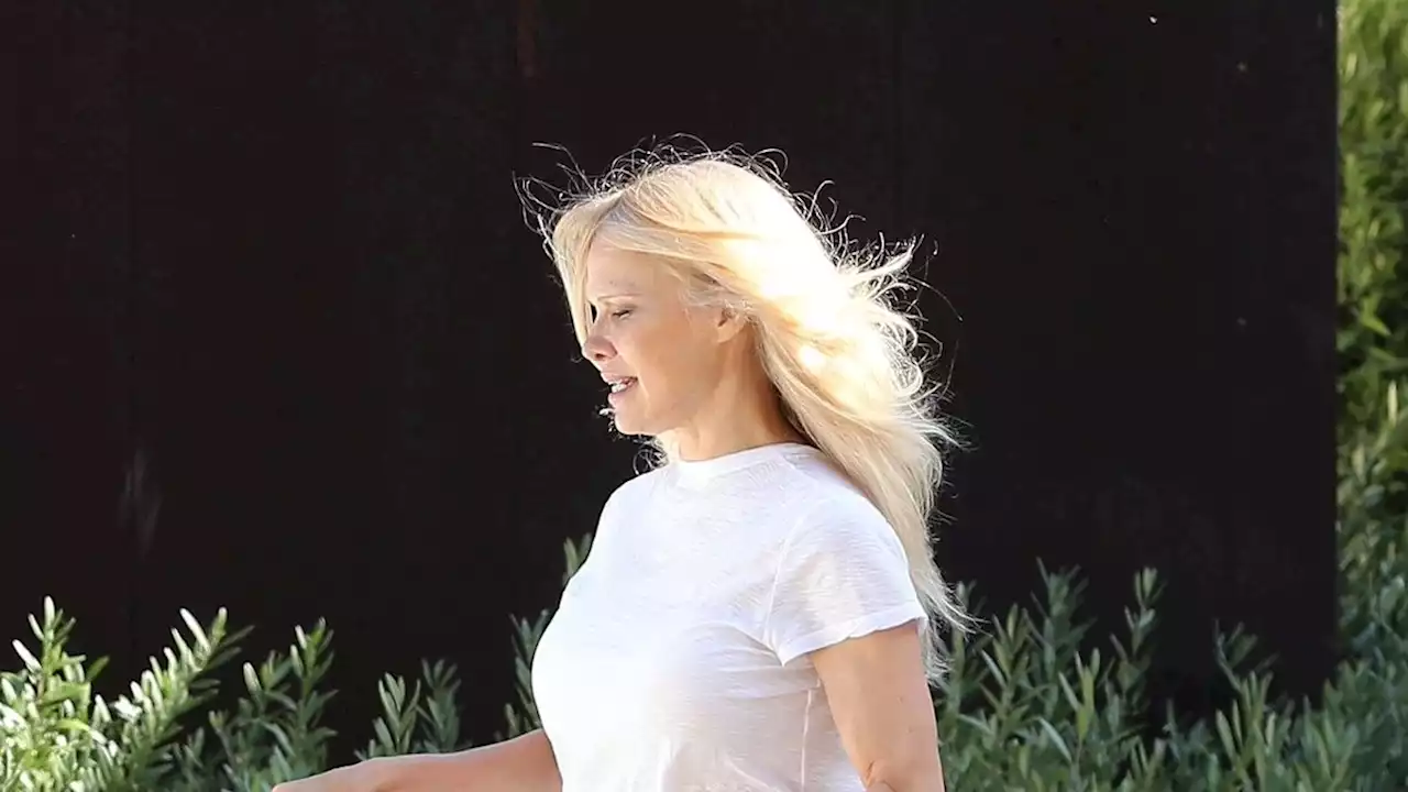 Pamela Anderson Swaps Summer Flats for Balenciaga’s Controversial Take on Crocs