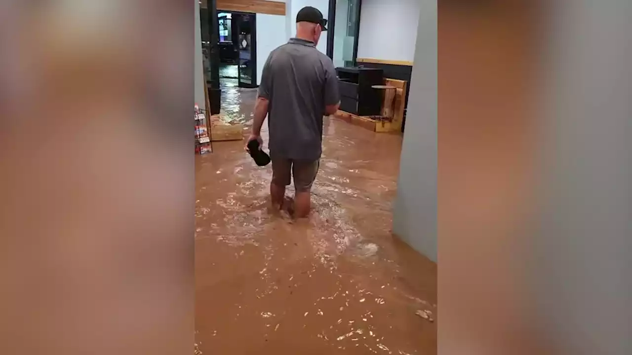 Floodwaters Wash Through Downtown Moab, Utah - Videos from The Weather Channel